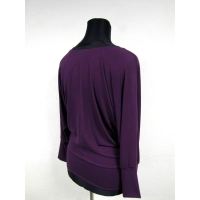 Bluzka Agnes - nietoperz z błyszczącymi lamówkami